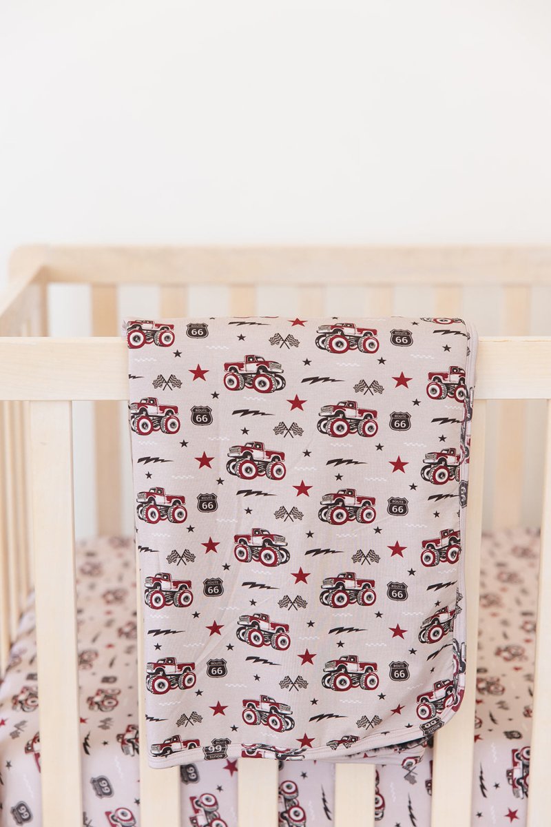 Revved Up Plush Blanket - scoots