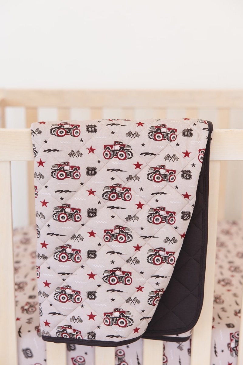Revved Up Quilted Blanket - scoots