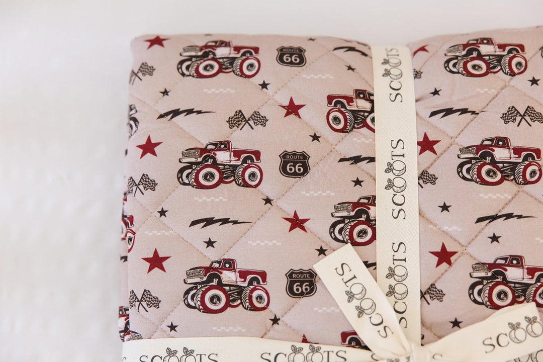 Revved Up Quilted Blanket - scoots