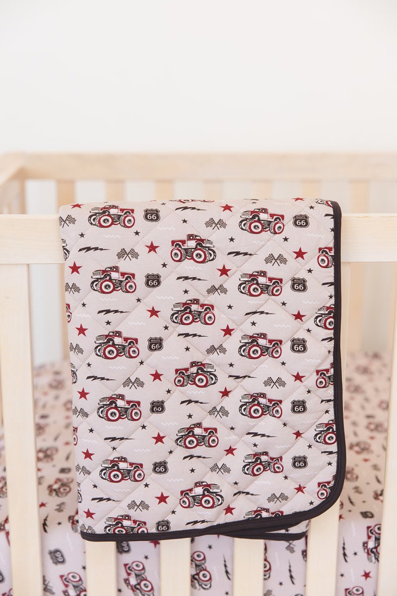 Revved Up Quilted Blanket - scoots