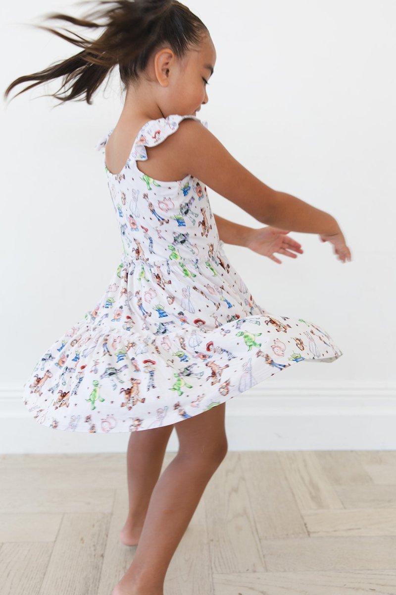 Round Up Flutter Dress (With Shorts) - scoots