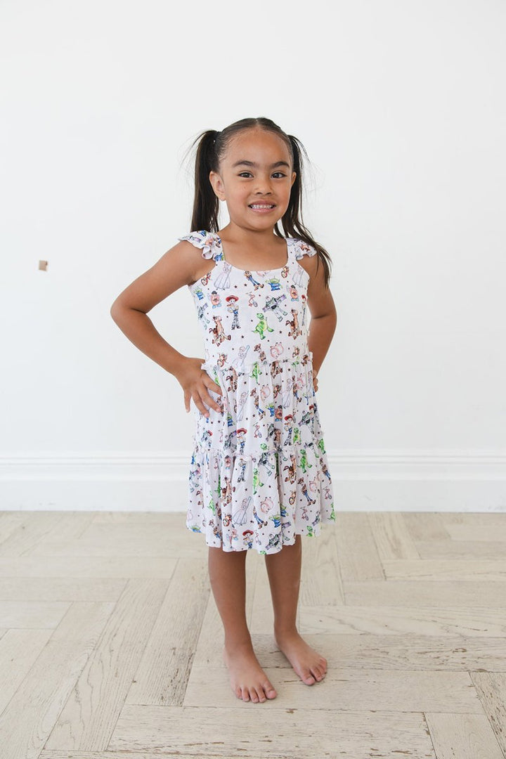 Round Up Flutter Dress (With Shorts) - scoots