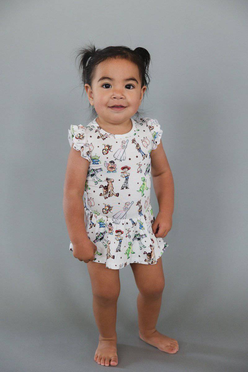 Round Up Twirl Dress (Bodysuit) - scoots