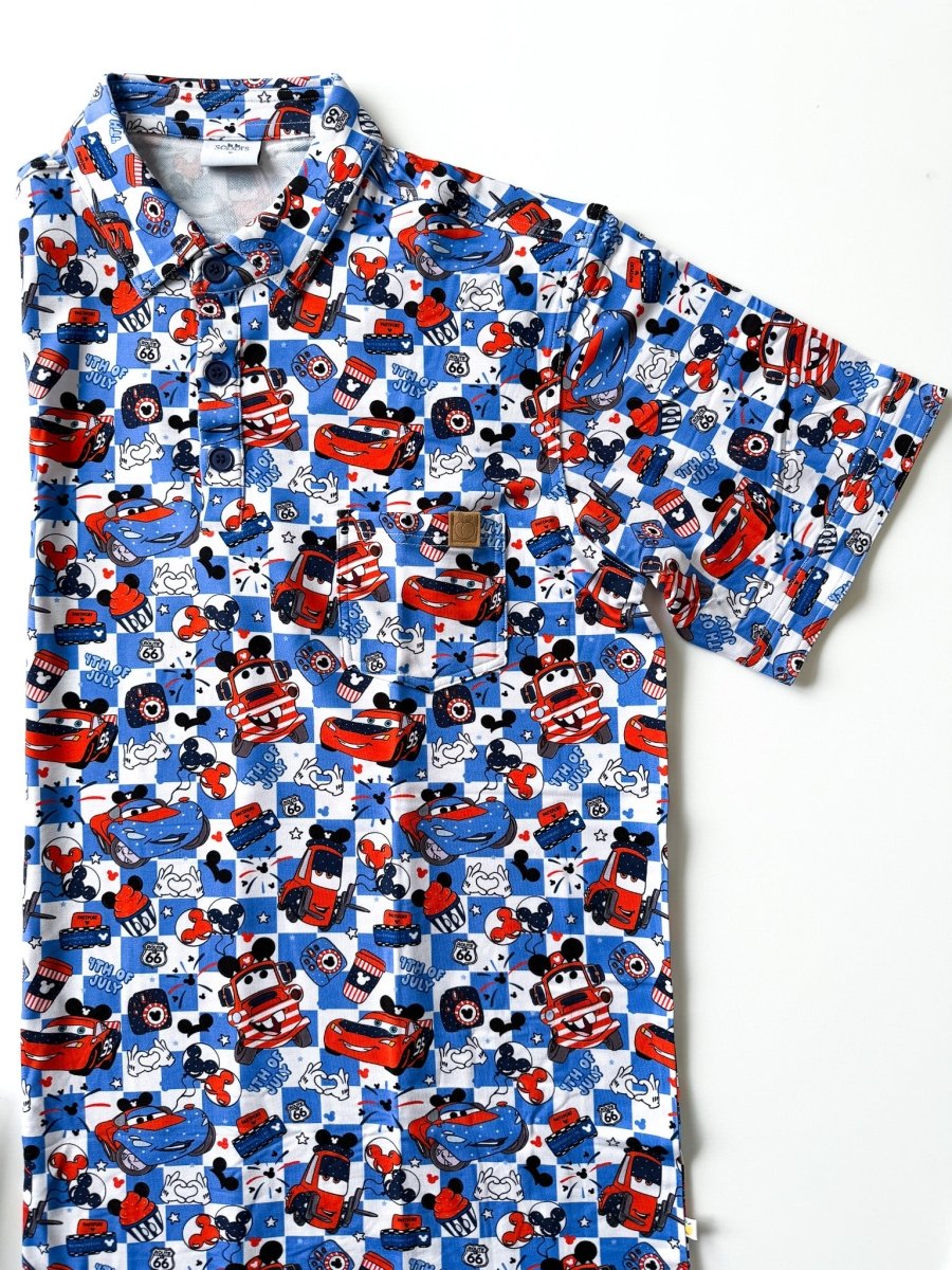 Route 1776 Men's Polo Tee - scoots