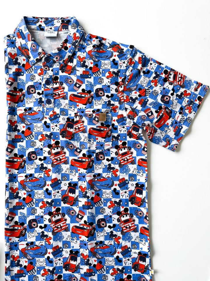 Route 1776 Men's Polo Tee - scoots