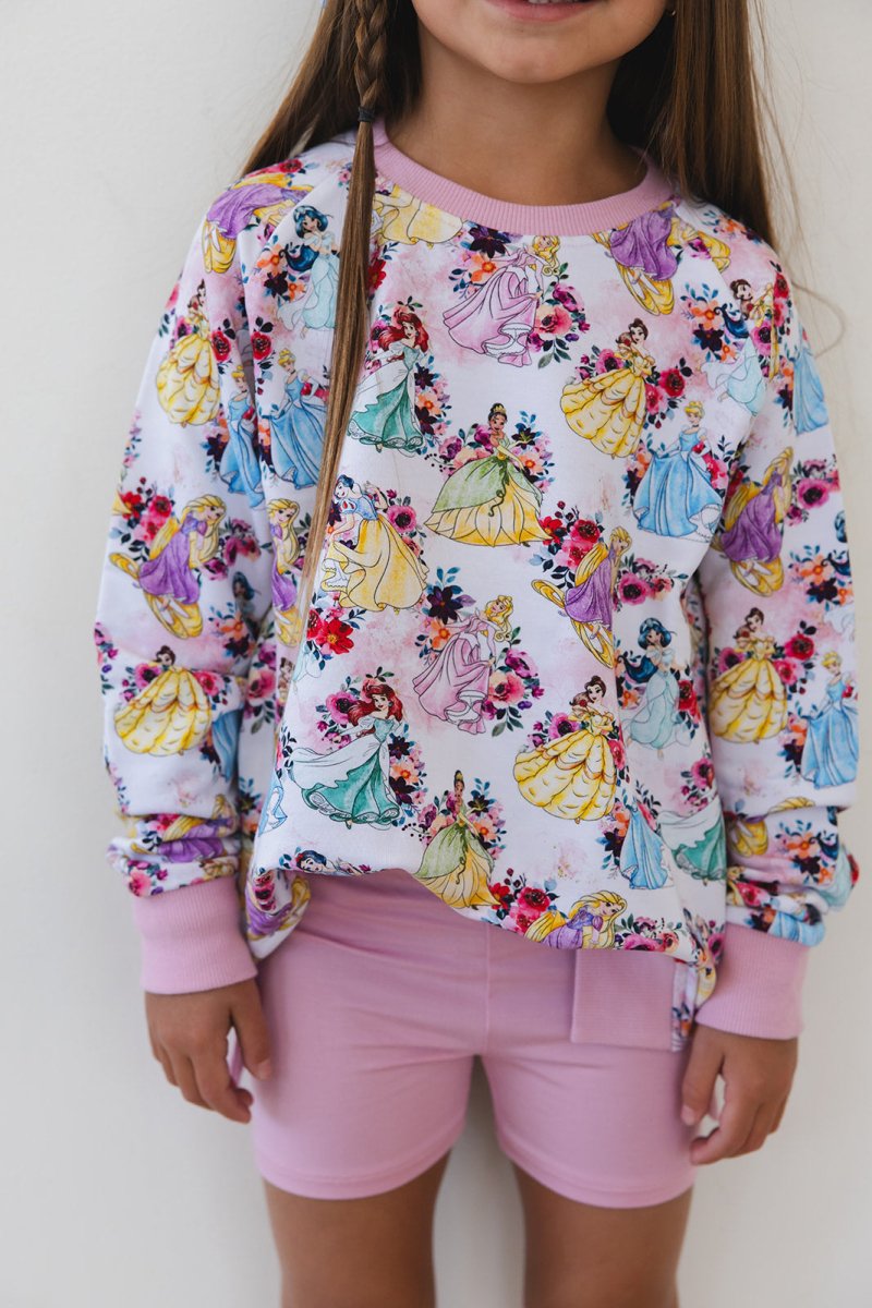 Royal Blooms Terry Sweater - scoots