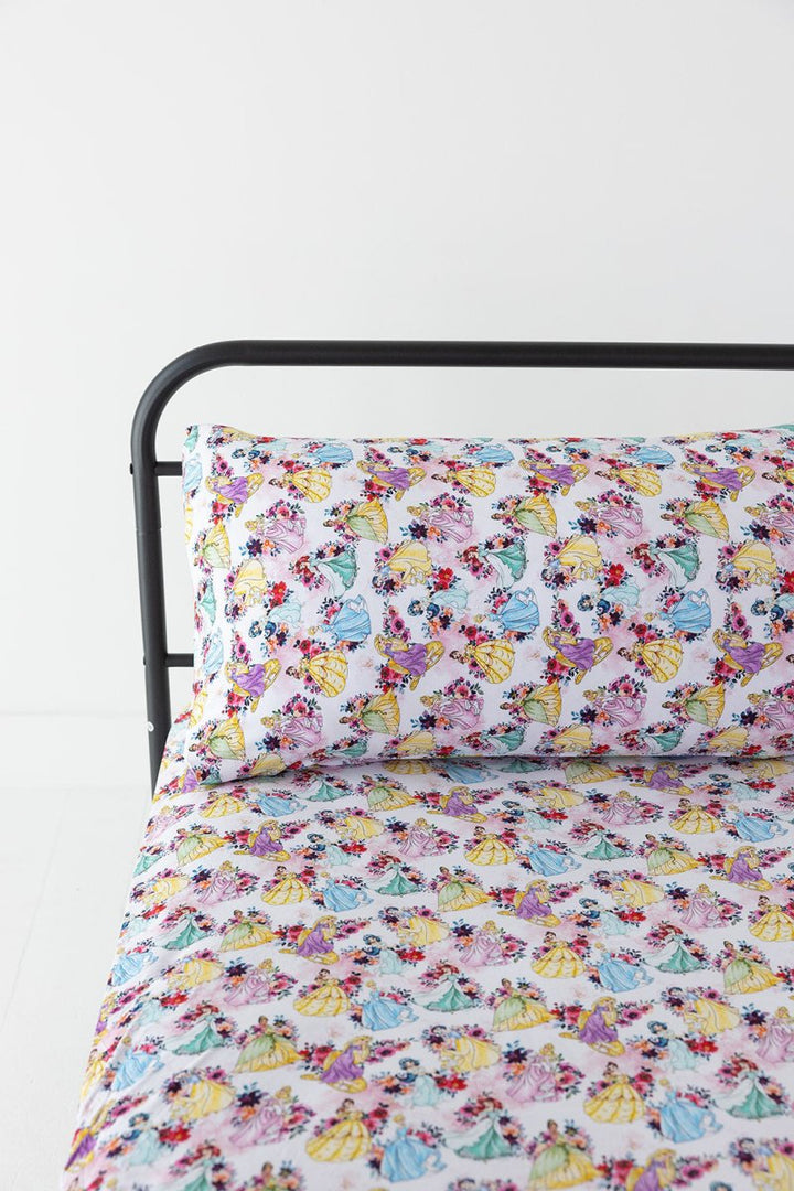 Royal Blooms Twin Sheet + Pillowcase - scoots