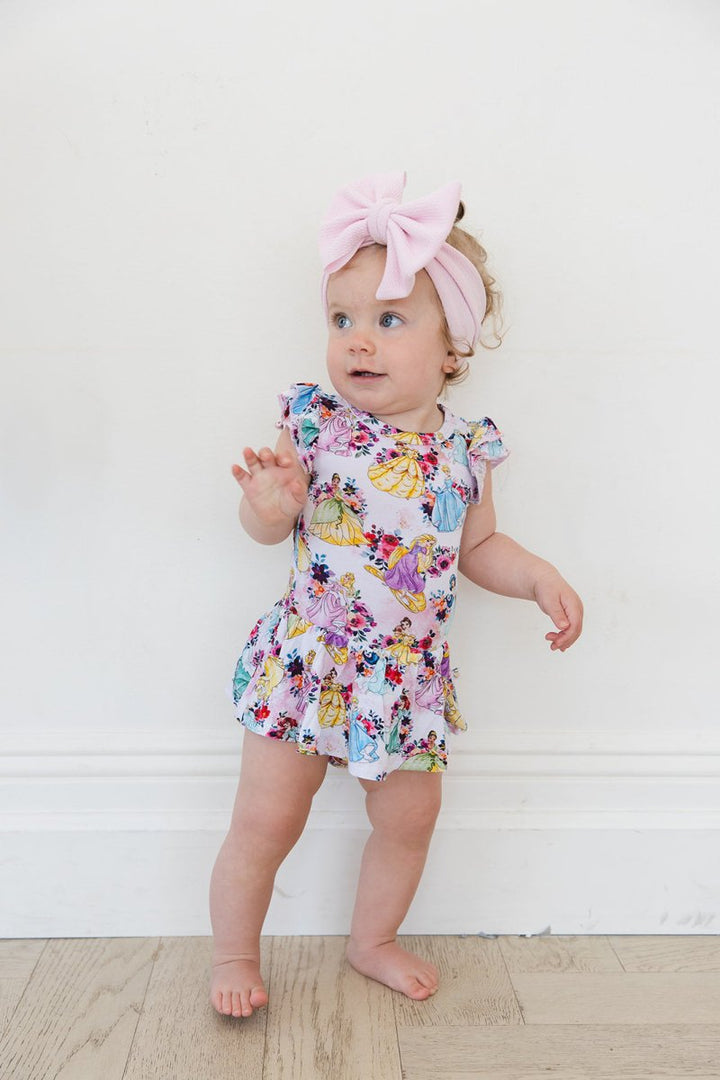 Royal Blooms Twirl Dress (Bodysuit) - scoots