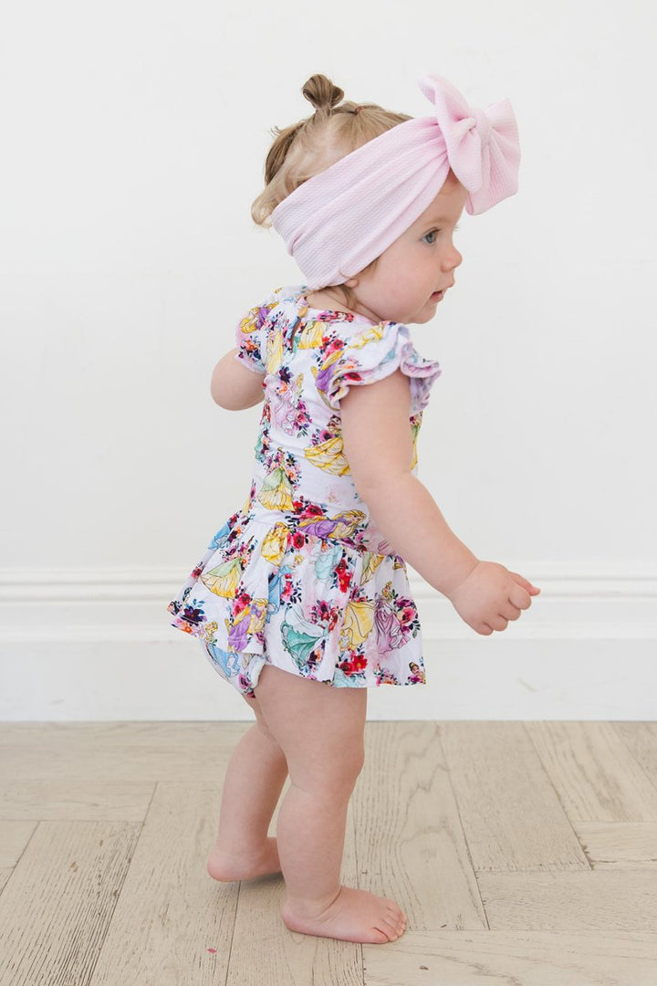 Royal Blooms Twirl Dress (Bodysuit) - scoots