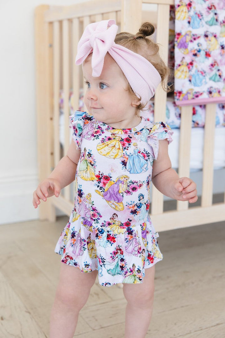 Royal Blooms Twirl Dress (Bodysuit) - scoots