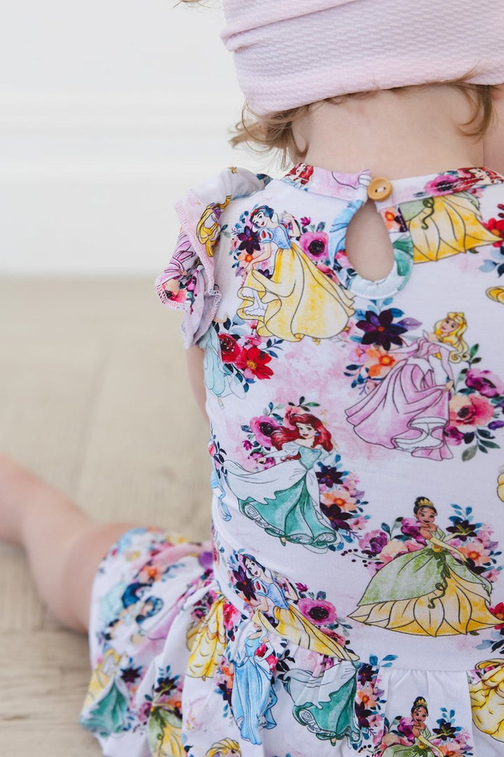 Royal Blooms Twirl Dress (Bodysuit) - scoots