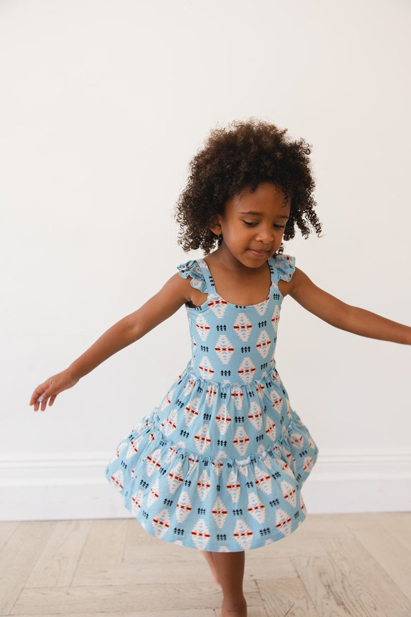 Sage & Sand Flutter Dress & Shorts - scoots