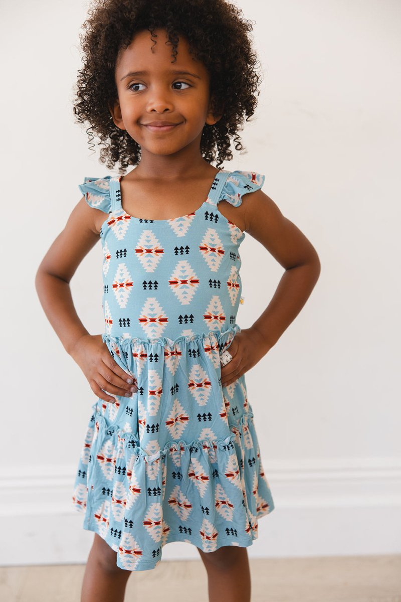 Sage & Sand Flutter Dress & Shorts - scoots