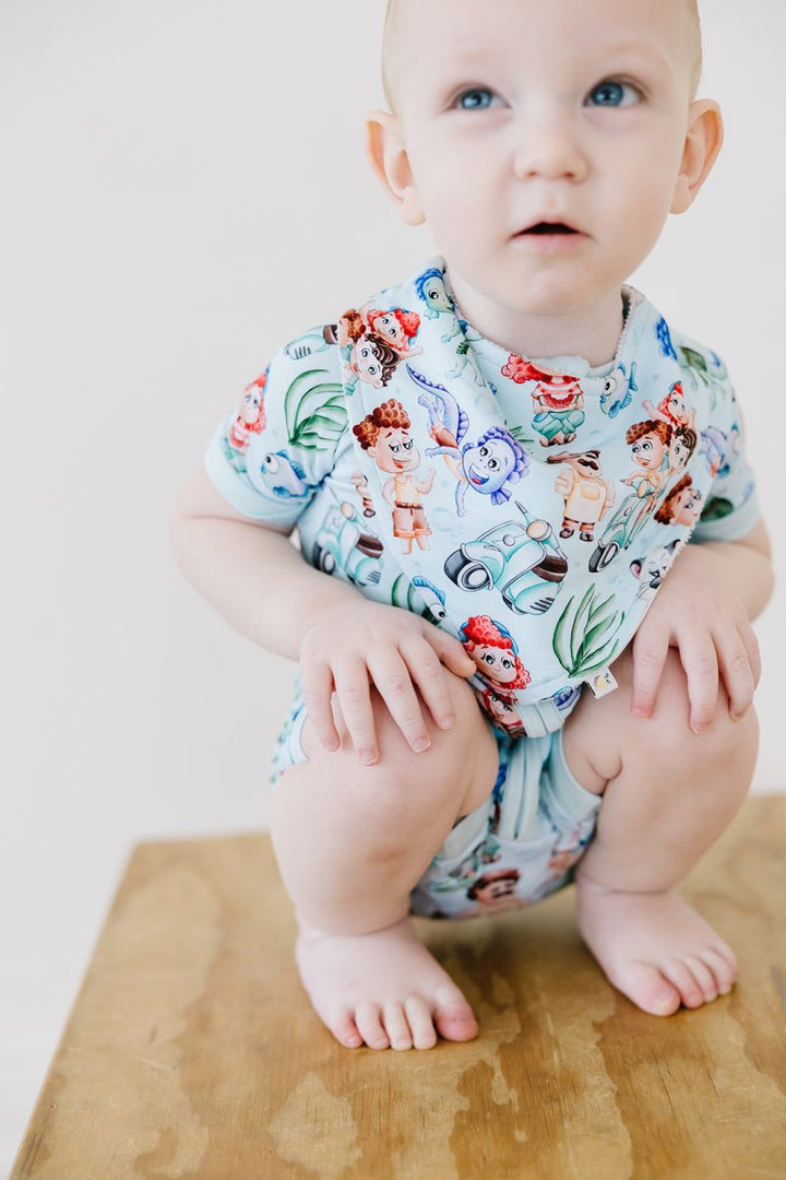 Sea Monsters Bib (PREVIEW ONLY - DROPS 3/13) - scoots