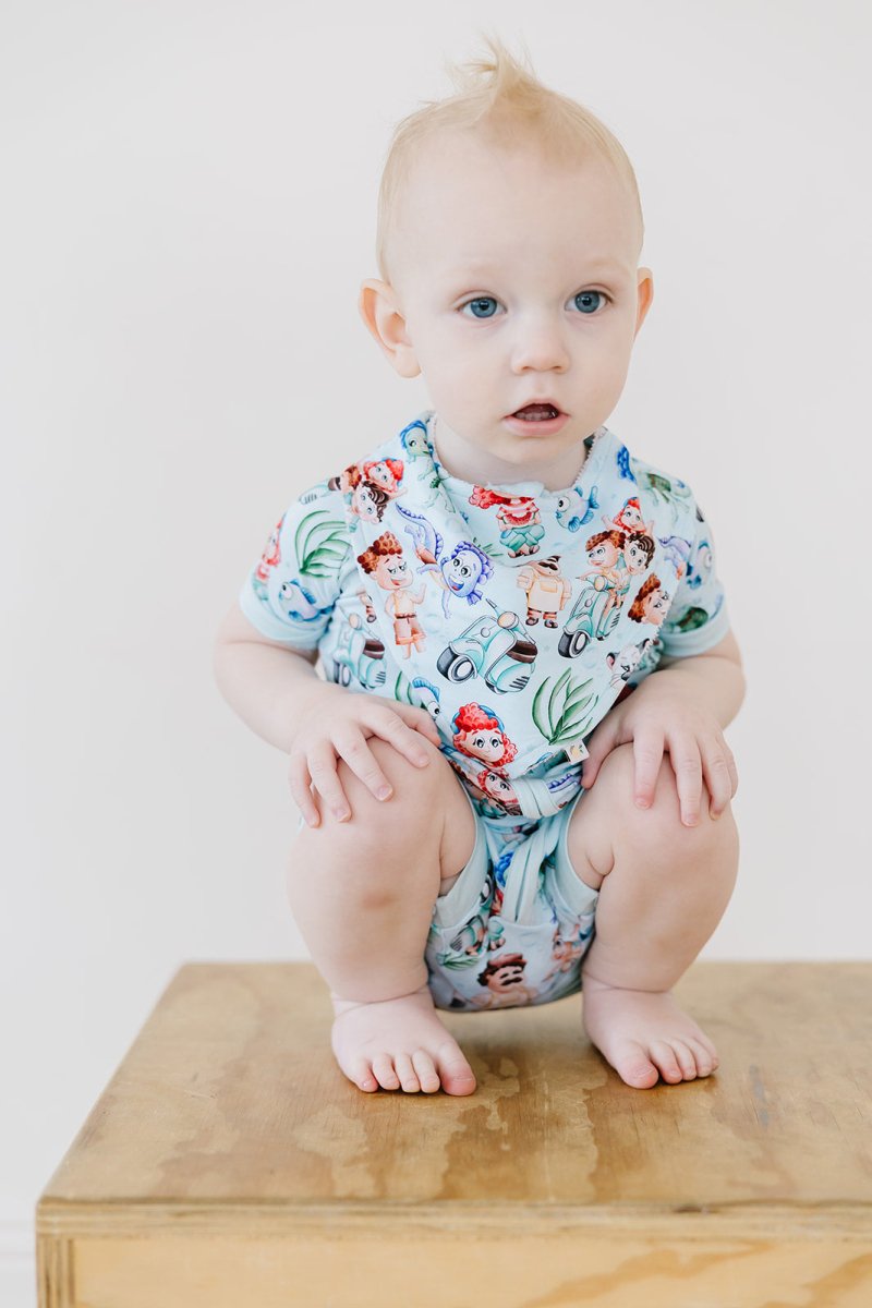 Sea Monsters Bib (PREVIEW ONLY - DROPS 3/13) - scoots