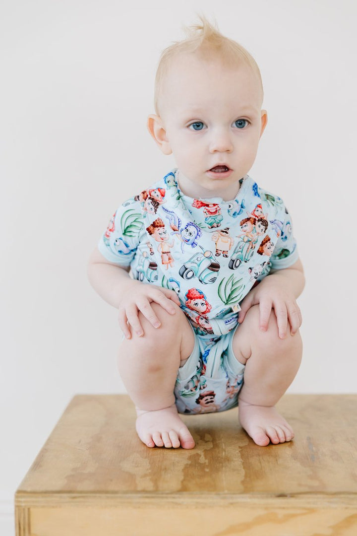 Sea Monsters Bib (PREVIEW ONLY - DROPS 3/13) - scoots