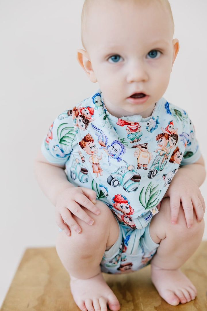 Sea Monsters Bib (PREVIEW ONLY - DROPS 3/13) - scoots