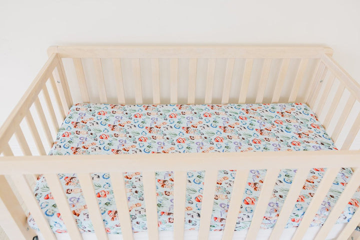 Sea Monsters Crib Sheet (PREVIEW ONLY - DROPS 3/13) - scoots