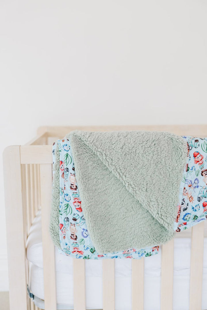 Sea Monsters Plush Blanket (Toddler) (PREVIEW ONLY - DROPS 3/13) - scoots