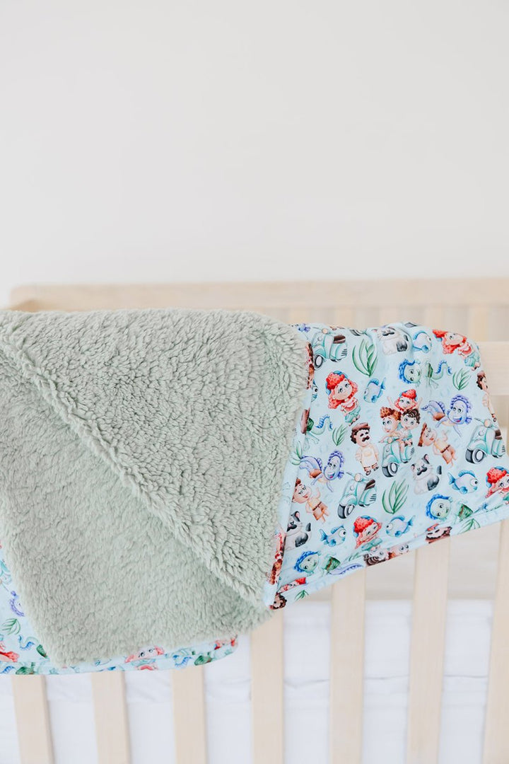 Sea Monsters Plush Blanket (Toddler) (PREVIEW ONLY - DROPS 3/13) - scoots