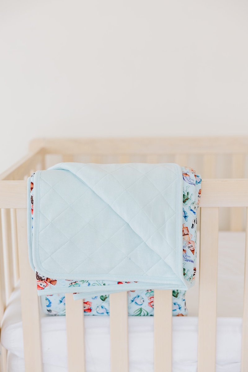 Sea Monsters Quilted Blanket (Toddler) (PREVIEW ONLY - DROPS 3/13) - scoots