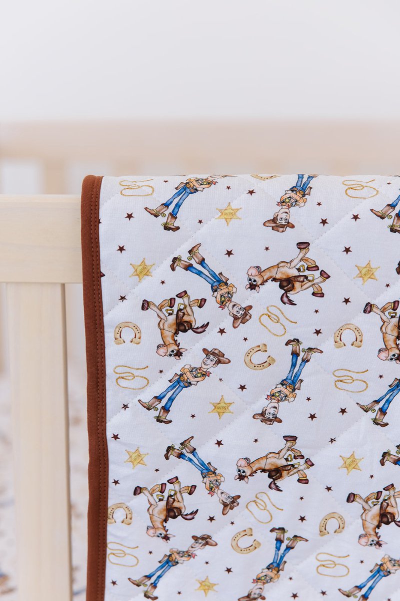 Sheriff Quilted Blanket (Toddler) - scoots