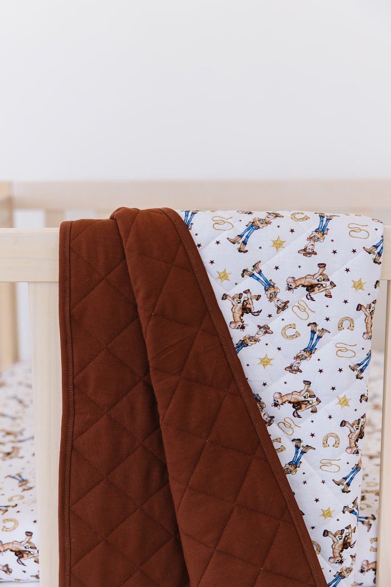 Sheriff Quilted Blanket (Toddler) - scoots