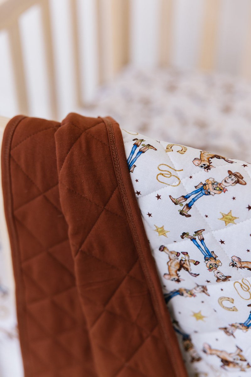 Sheriff Quilted Blanket (Toddler) - scoots