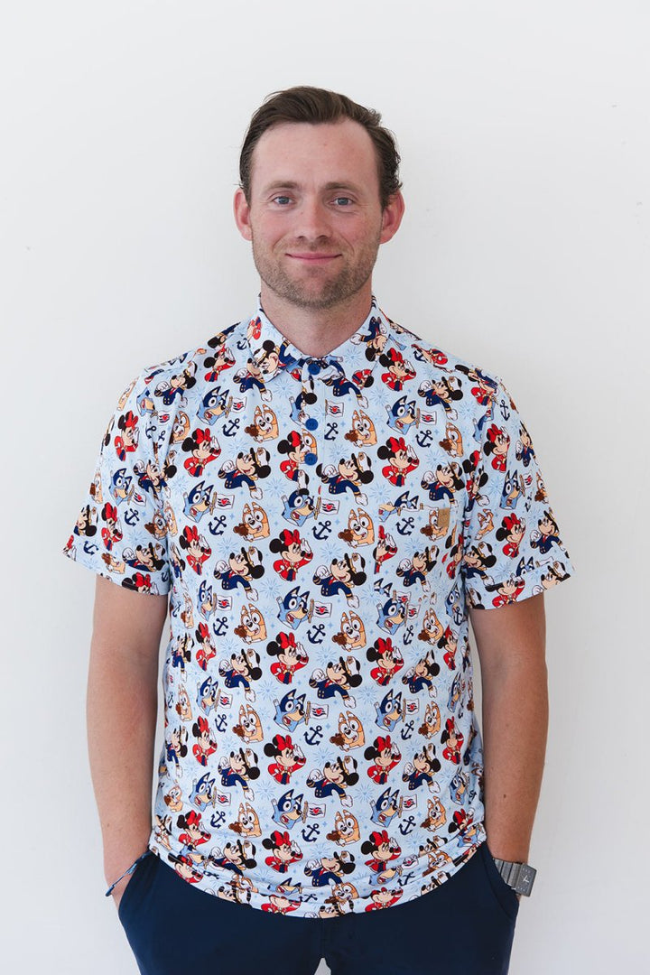Stars at Sea Men's Polo Tee - scoots