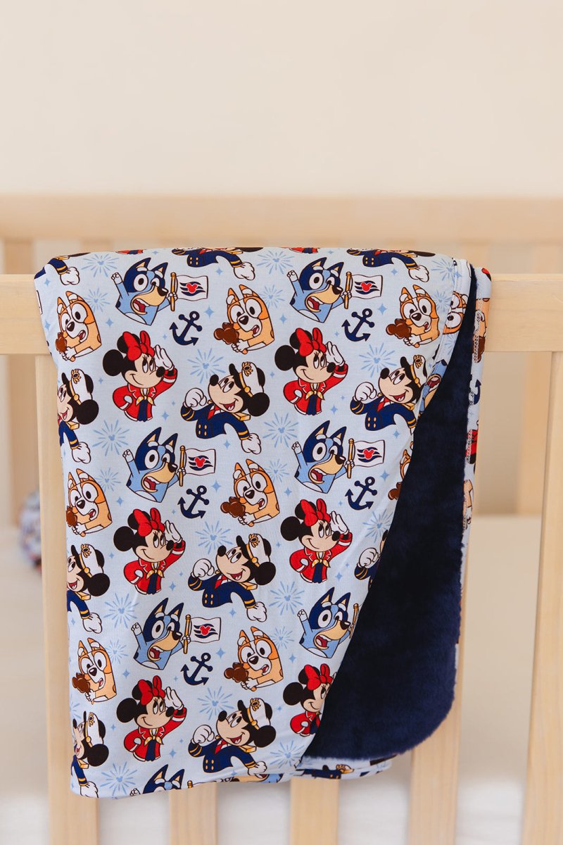 Stars at Sea Plush Blanket - scoots