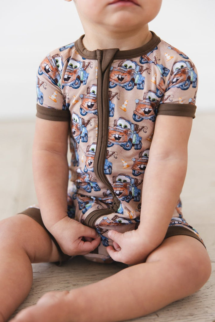 Tuh - Mater Short Romper - scoots
