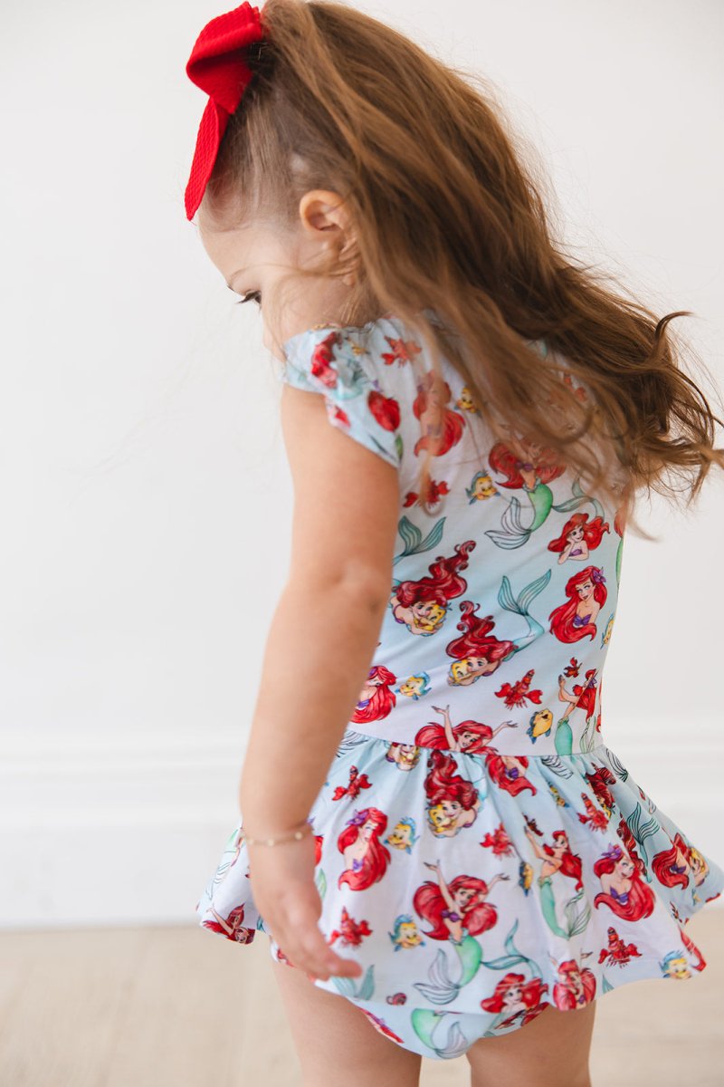 Under the Sea Twirl Bodysuit Dress - scoots
