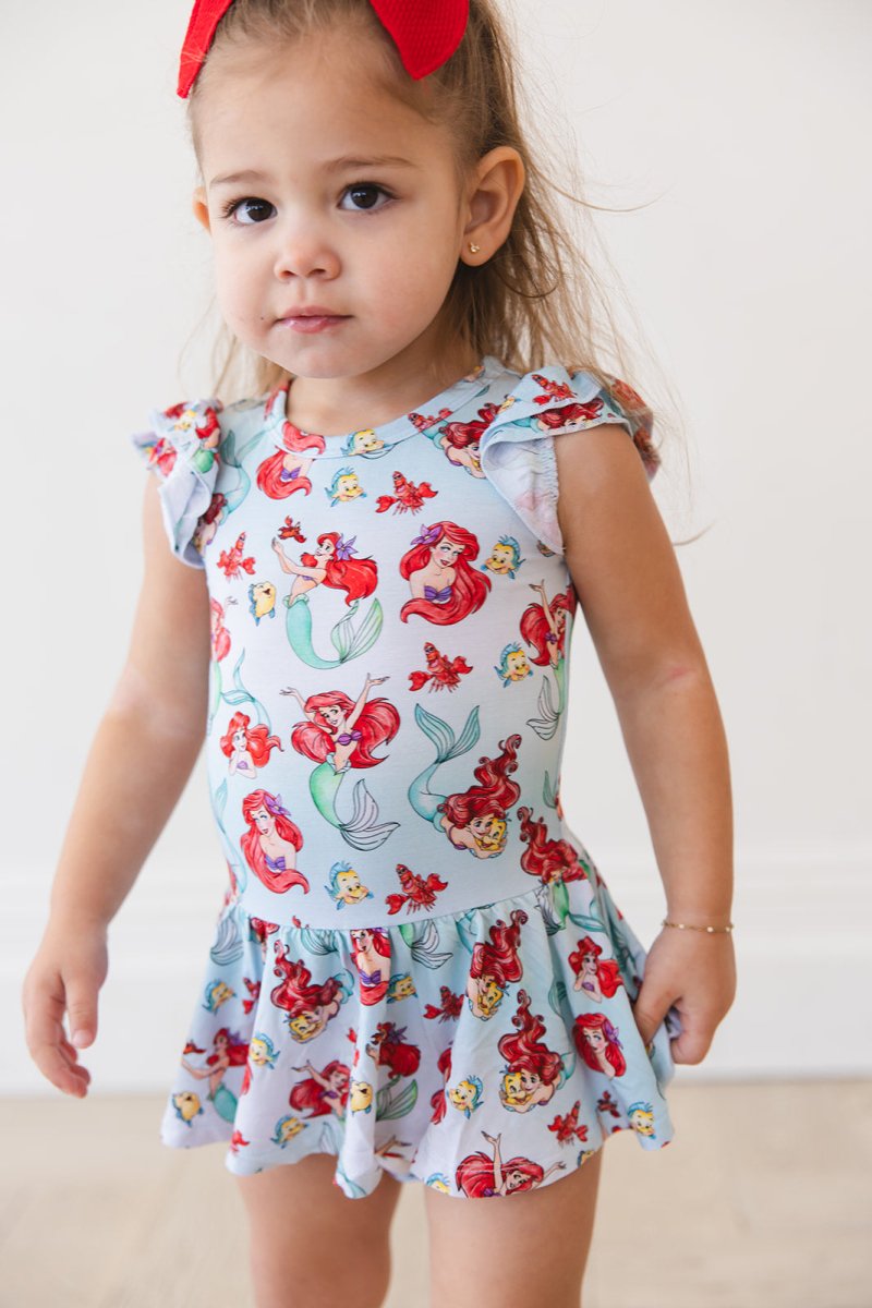 Under the Sea Twirl Bodysuit Dress - scoots