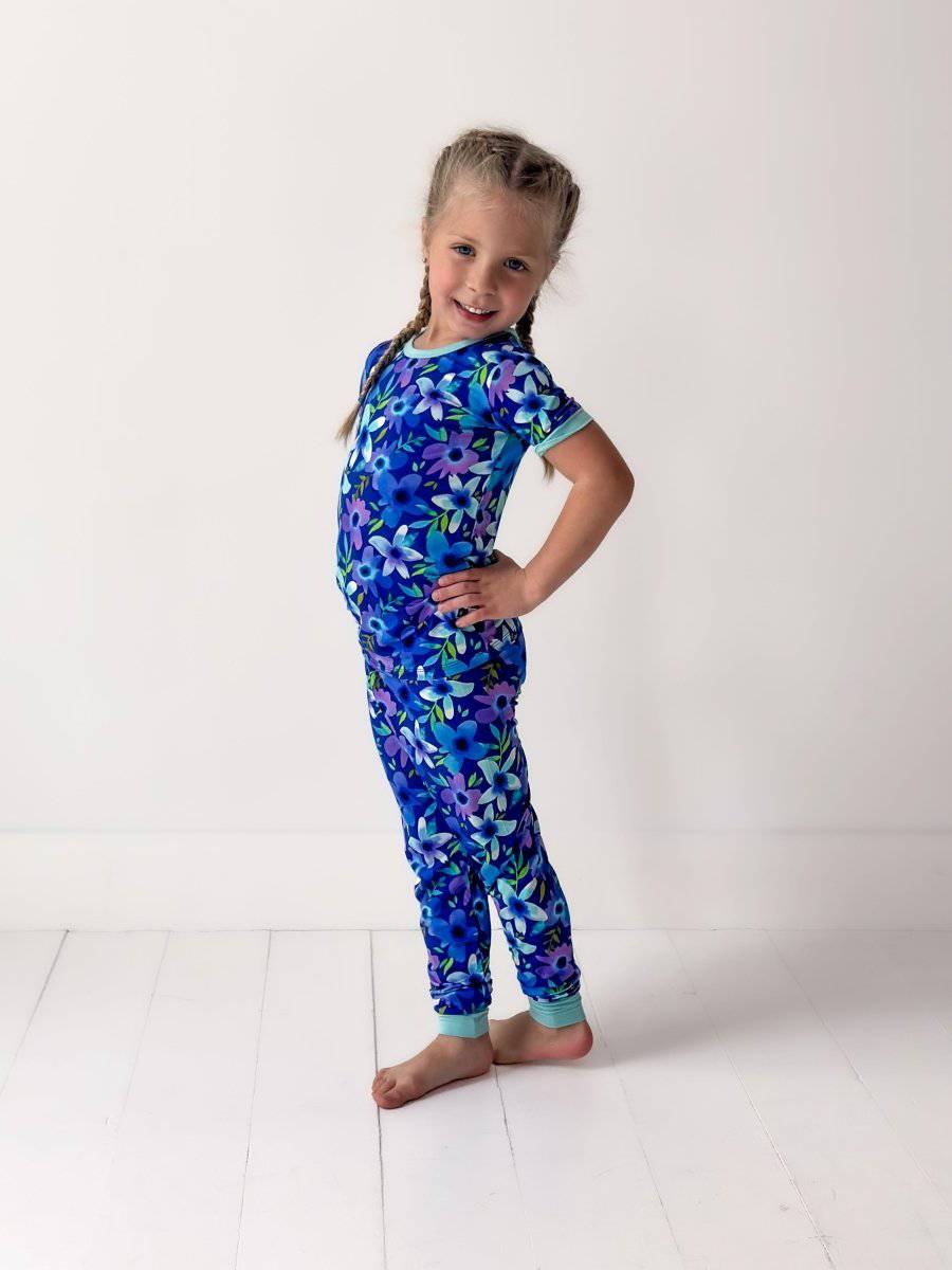 Violets are Blue Jams (Short Sleeve, Long Pant) - scoots