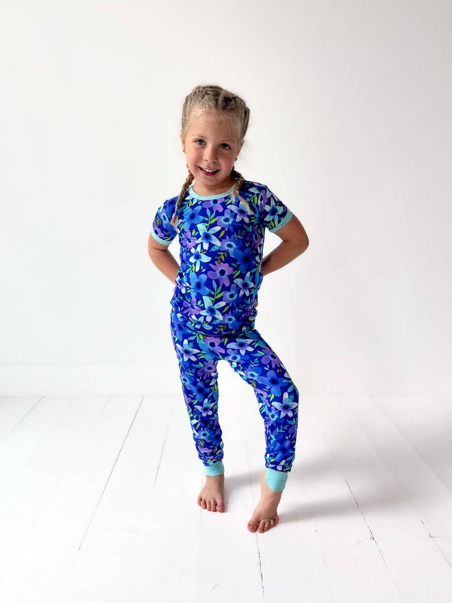 Violets are Blue Jams (Short Sleeve, Long Pant) - scoots
