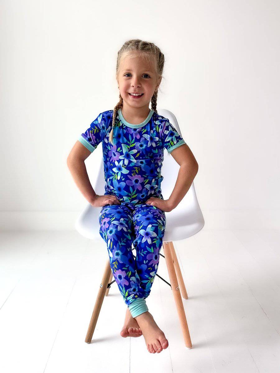 Violets are Blue Jams (Short Sleeve, Long Pant) - scoots