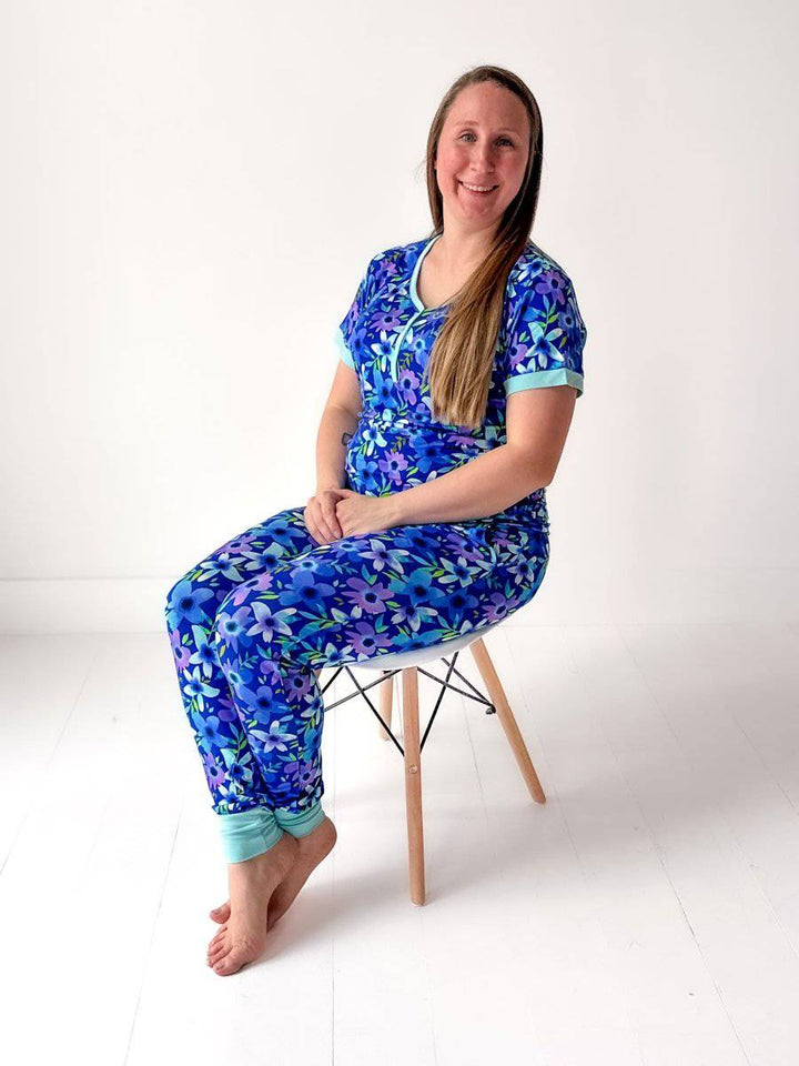 Violets are Blue Mama Jammies - scoots