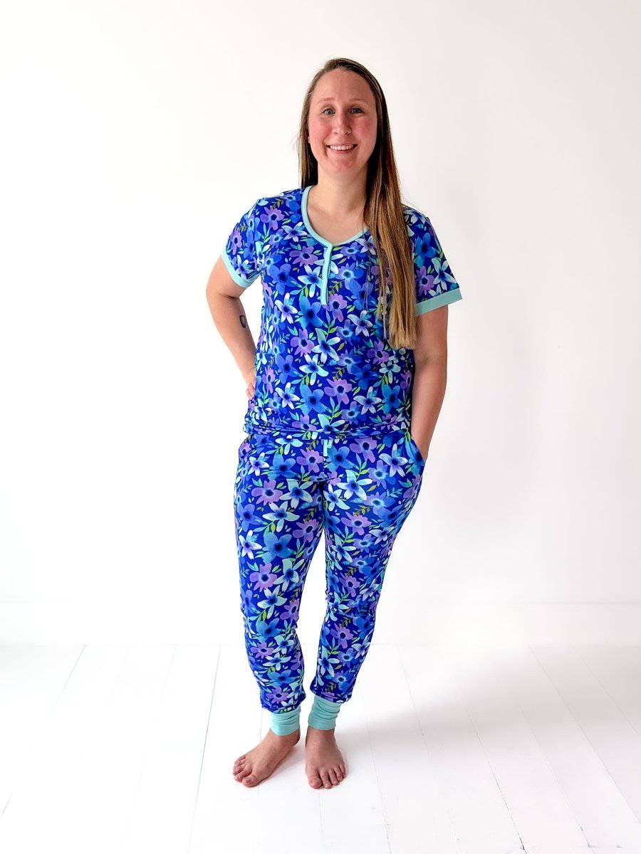 Violets are Blue Mama Jammies - scoots