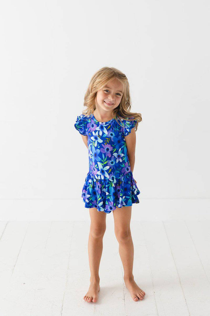 Violets are Blue Twirl Dress - scoots