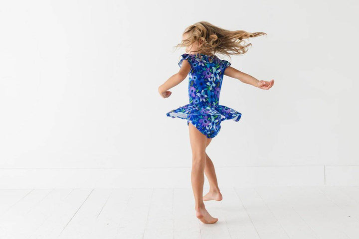 Violets are Blue Twirl Dress - scoots