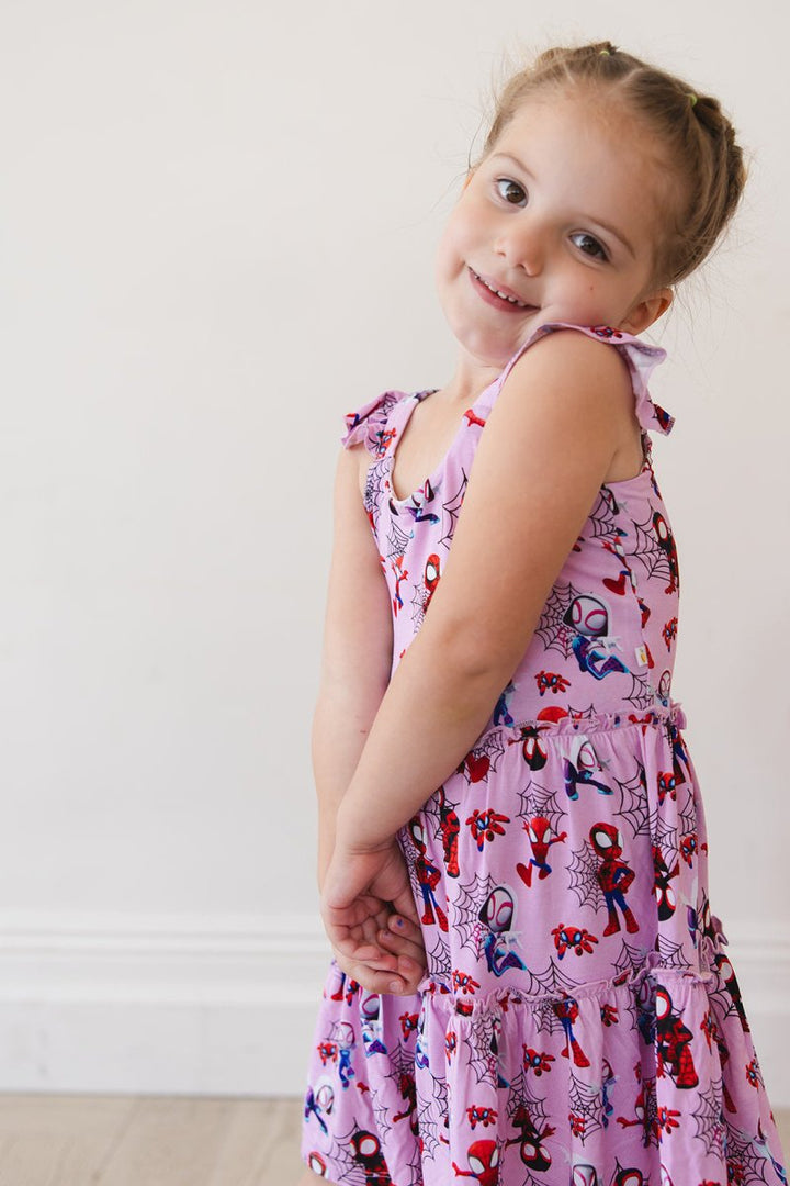 Webslingers Flutter Dress & Shorts - scoots