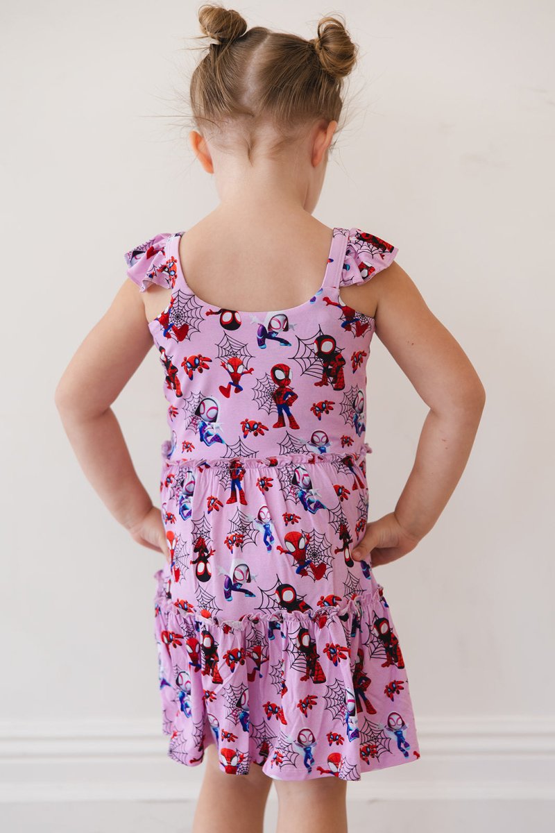 Webslingers Flutter Dress & Shorts - scoots