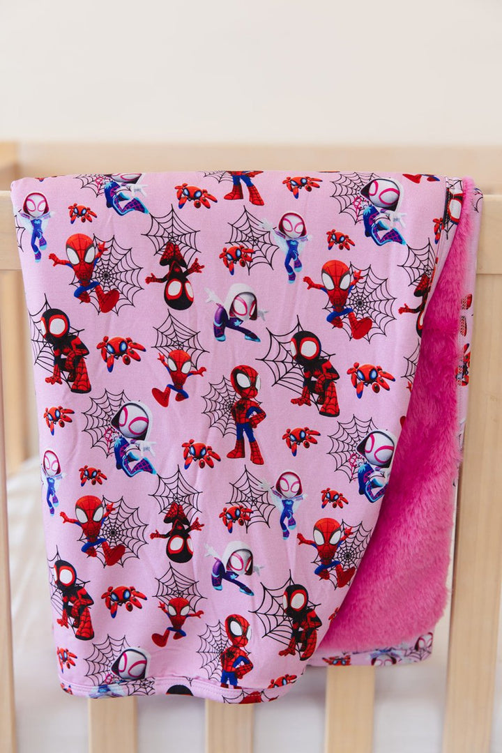 Webslingers Plush Blanket - scoots