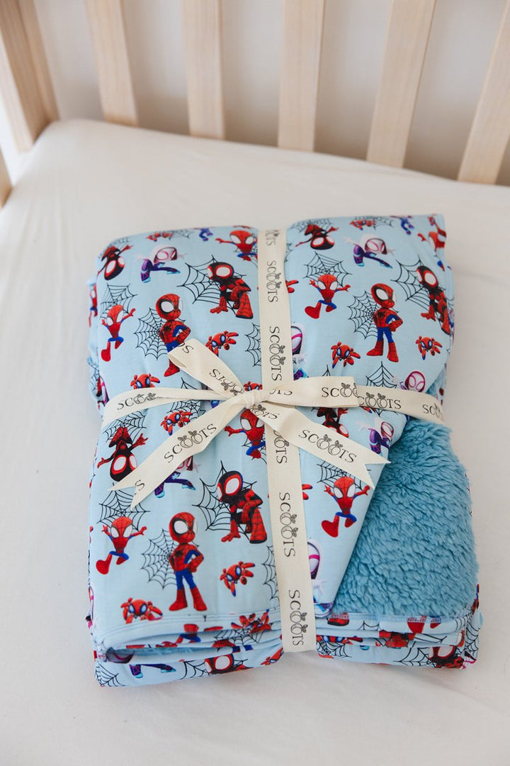 Webslingers Plush Blanket - scoots