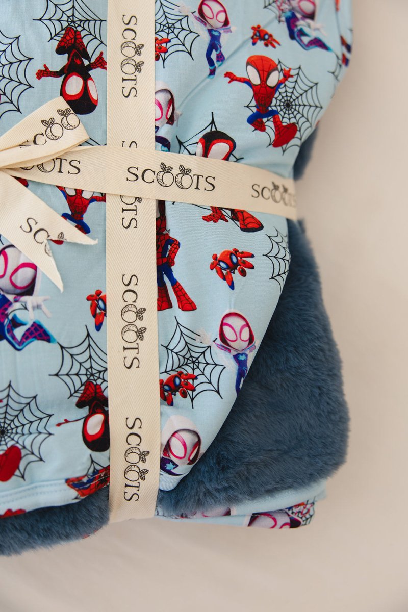 Webslingers Plush Blanket - scoots