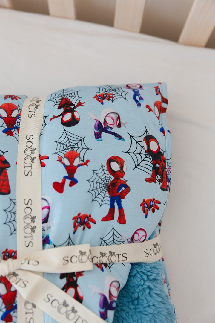 Webslingers Plush Blanket - scoots