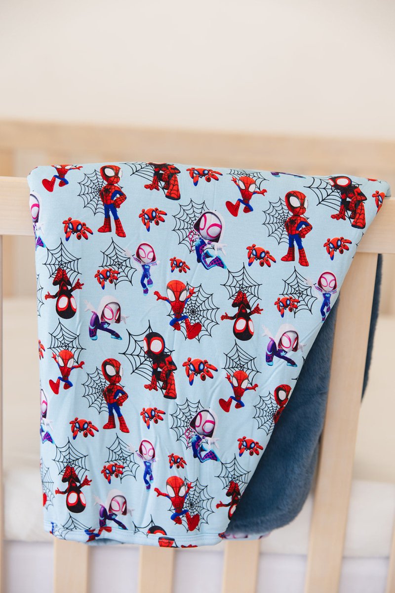 Webslingers Plush Blanket - scoots