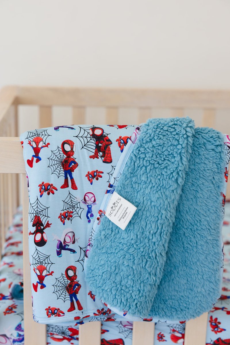 Webslingers Plush Blanket - scoots