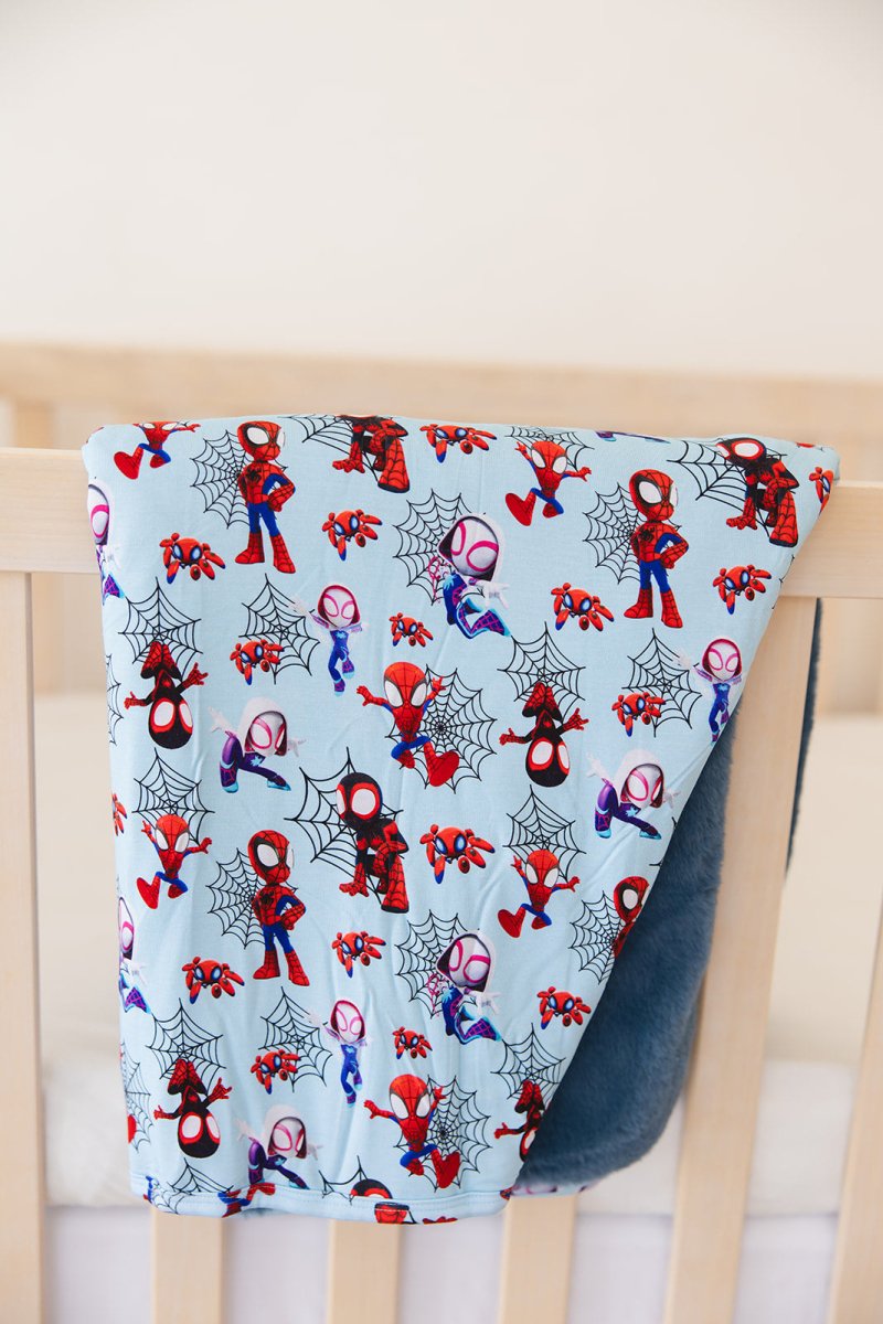 Webslingers Plush Blanket - scoots