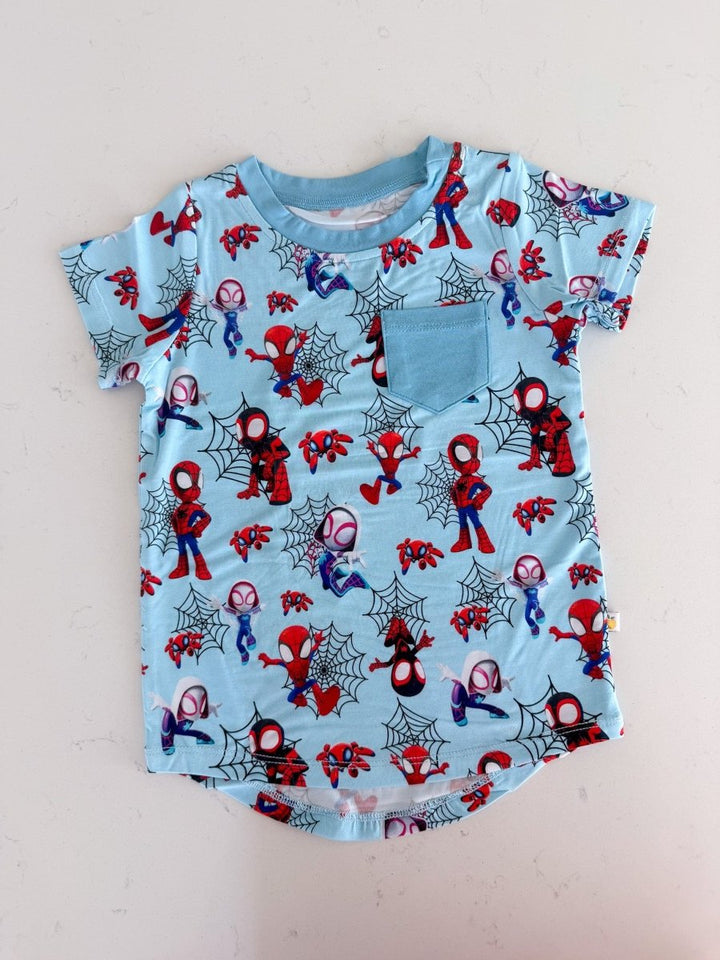 Webslingers Pocket Tee - scoots